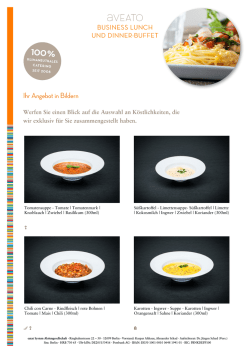 jetzt durchbl&auml;ttern - Aveato Business Catering