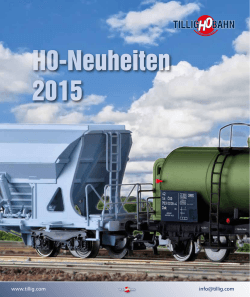 H0-Neuheiten 2015