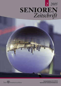 Teil 2 - Senioren Zeitschrift Frankfurt