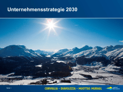 Strategie 2030 - Engadin St. Moritz Mountains
