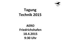 Tagung Technik 2015