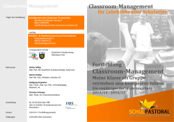 Informationsdokument zum Classroom