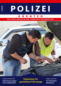 Ausgabe 1/2015 - Polizei © Polizei