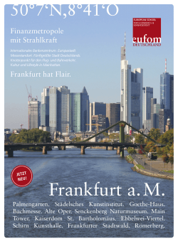 Frankfurt a. M. - eufom European School for Economics