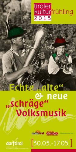 Echte „alte“ & neue „schräge“ Volksmusik