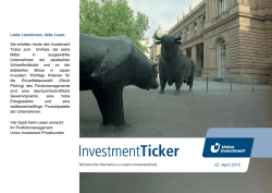 InvestmentTicker zum UniAsia