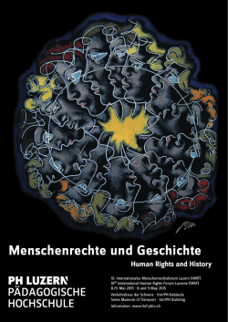 Menschenrechte und Geschichte - IHRF