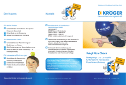 "Kids Check", PDF - Medizintechnik & Sanitätshaus Harald Kröger