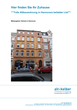 Hier finden Sie Ihr Zuhause