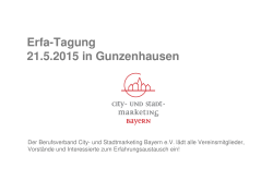 AKCS Erfa-Treffen Gunzenhausen 21.05.2015