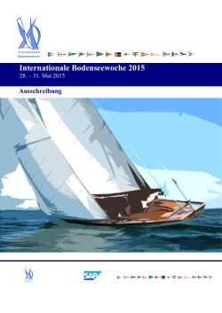 Internationale Bodenseewoche 2015