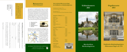 Jahresprogramm 2015 in Wort und Bild