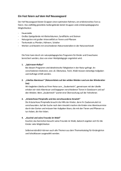 Ein Fest feiern auf dem Hof Neuseegaard
