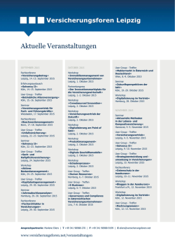 Veranstaltungskalender