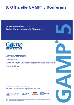 3146_8. Offizielle GAMP 5 Konferenz 2015_Layout 1