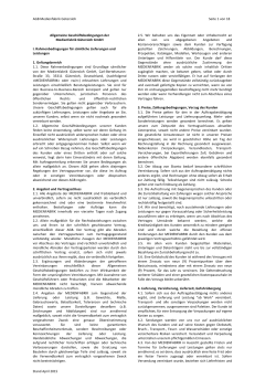 AGB für Print und Online - Medienfabrik Gütersloh GmbH
