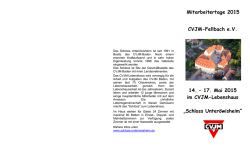 Einladung2015 - CVJM Fellbach