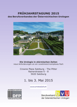 Programm als PDF - Berufsverband der Österreichischen Urologen