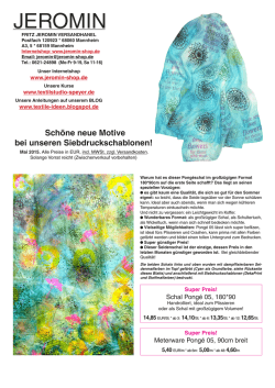 DOWNLOAD Neuheiten & aktuelle Angebote - jeromin-shop