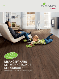 DISANO BY HARO &ndash; DER WOHNGESUNDE DESIGNBODEN