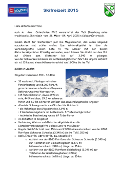 Skifreizeit 2015