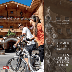 ein StarkeS St&uuml;ck tirol - brochures from Austria