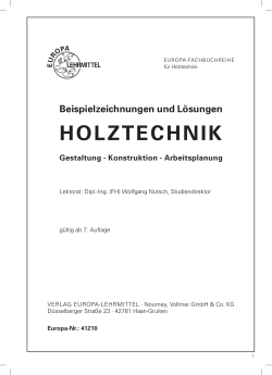 HOLZTECHNIK - Verlag Europa