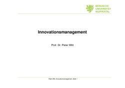 Keynote "Innovationsmanagement"