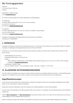 Ihr Vertragspartner