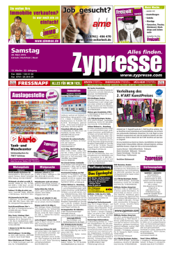 Samstag - Zypresse