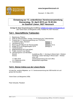 VV15 16_04_15_Einladung - Verein Eisen und Bergwerke Herznach