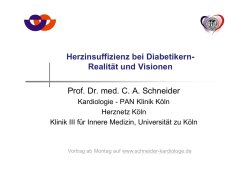Herzinsuffizienz bei Diabetikern