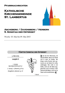 Woche 19 - Katholische Kirchengemeinde St. Lambertus