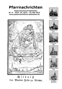 Pfarrbrief - Pastoralverbund Salzkotten