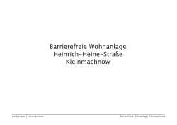 Barrierefreie Wohnanlage Heinrich-Heine