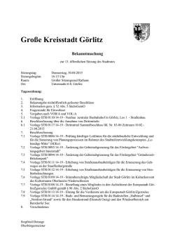 Große Kreisstadt Görlitz