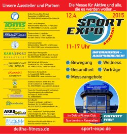 11-17 Uhr - Sport Expo Ahnatal 2015