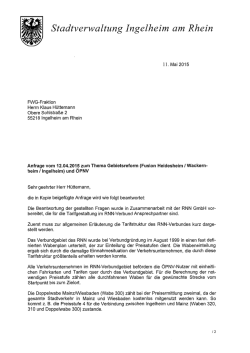 Stadtverwaltung Ingelheim am Rhein