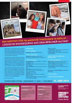 im Programm - Forum Berlin