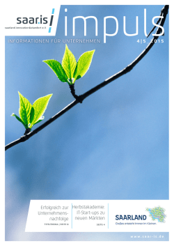 INFORMATIONEN F&Uuml;R UNTERNEHMEN 4|5_2015