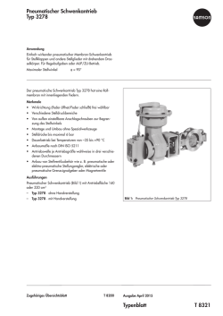 Typenblatt T 8321 Pneumatischer