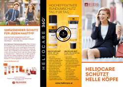HELIOCARE SCH&Uuml;TZT HELLE K&Ouml;PFE
