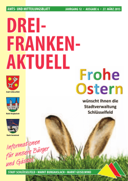 Drei-Franken-Aktuell 27.03.15