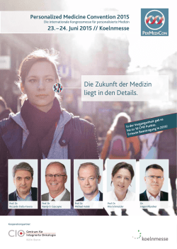 Die Zukunft der Medizin liegt in den Details.