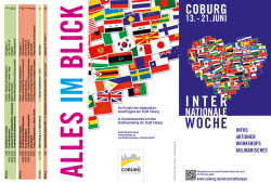 Internationale Woche 2015