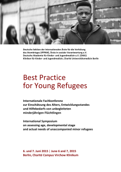 Best Practice for Young Refugees