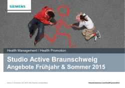 Health Promotion
