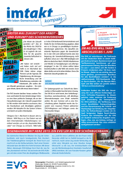 imtakt kompakt Ausgabe 55 April 2015 - transnet