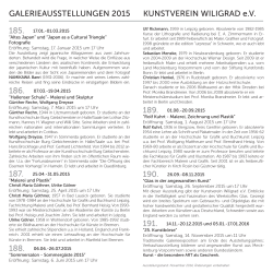 Jahres&uuml;bersicht 2015 Webseite