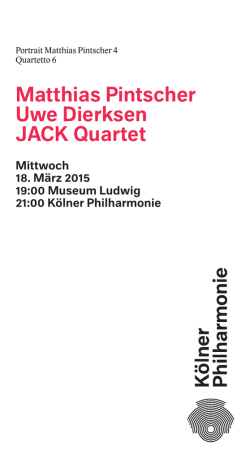 PDF - Kölner Philharmonie